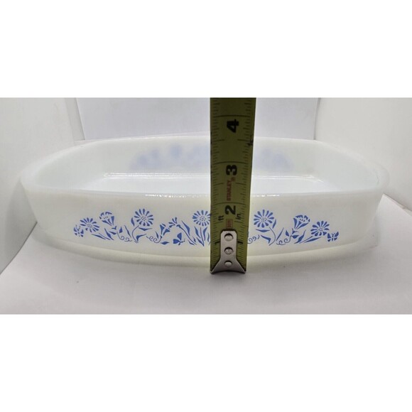 Federal Oven Proof White Milk Glass 1 1/2 Qt Oblong Casserol Dish & Loaf Pan - Picture 16 of 16